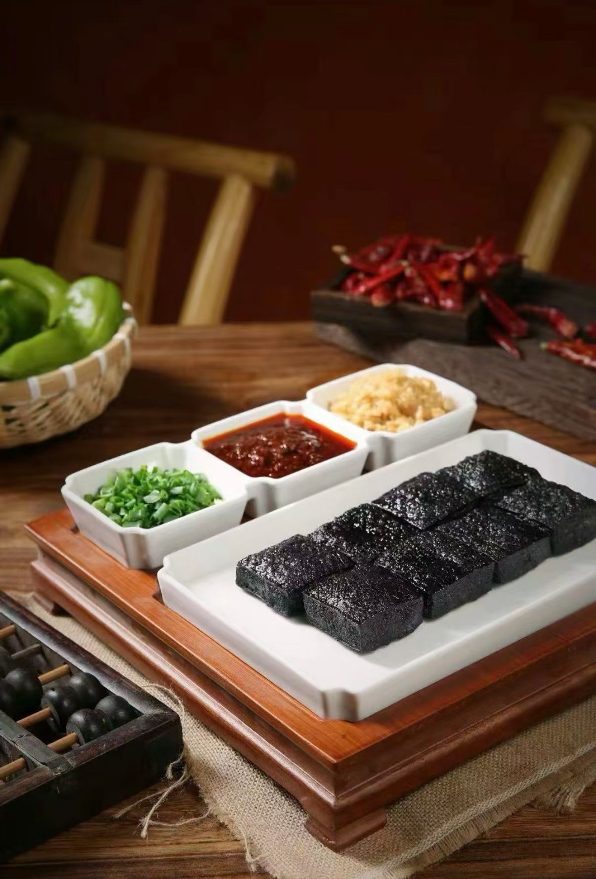 长沙臭豆腐与调味料